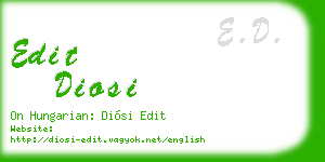edit diosi business card