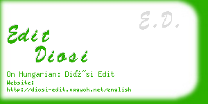 edit diosi business card